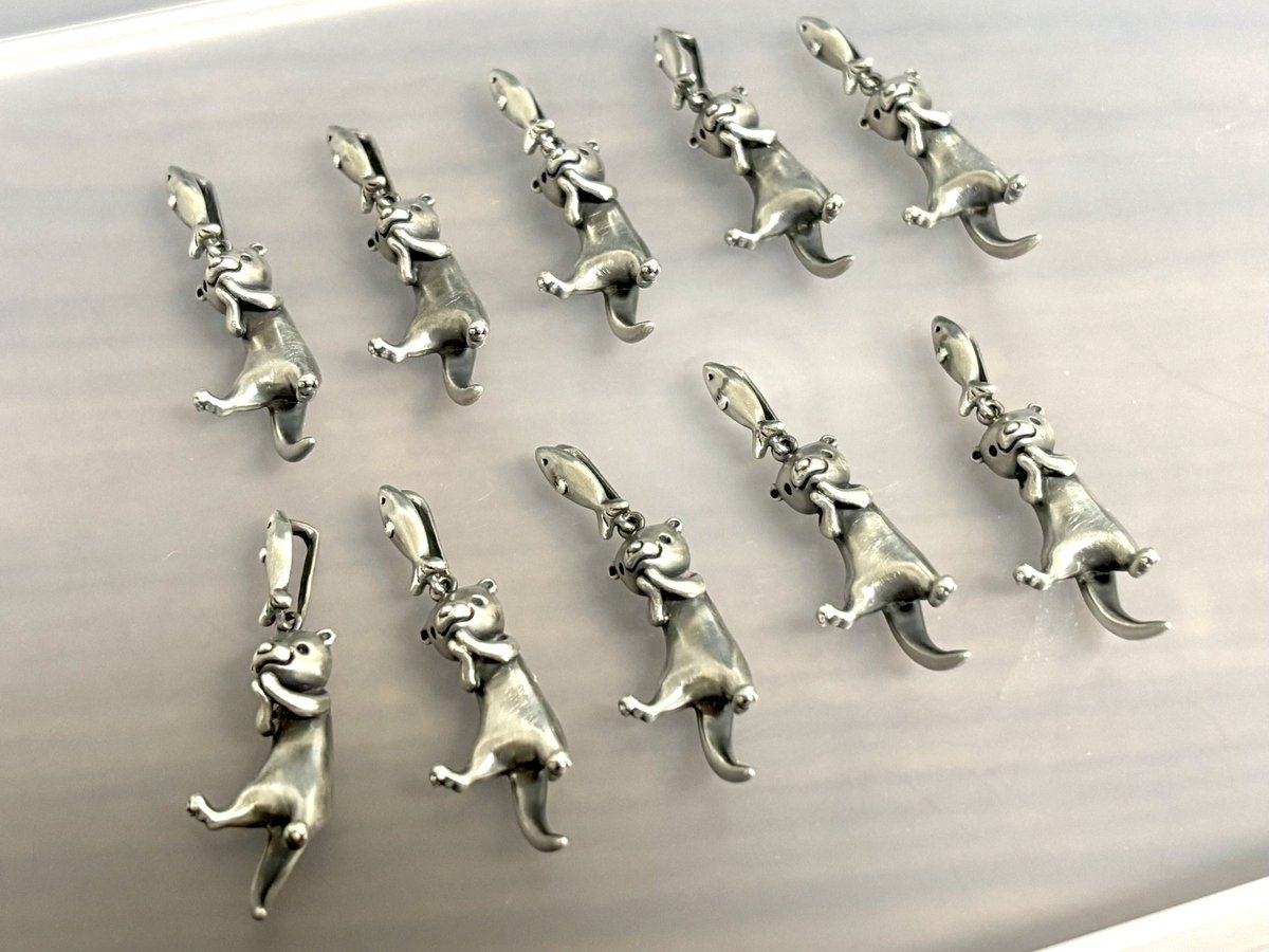 pecca5's tweet image. カワウソちゃんいっぱい出来ましたー！
オーダー分これからお包みします！
少し在庫分もあります☺️