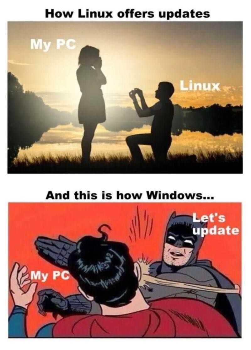 securityweekly's tweet image. Forcing updates, yet another reason I prefer Linux..