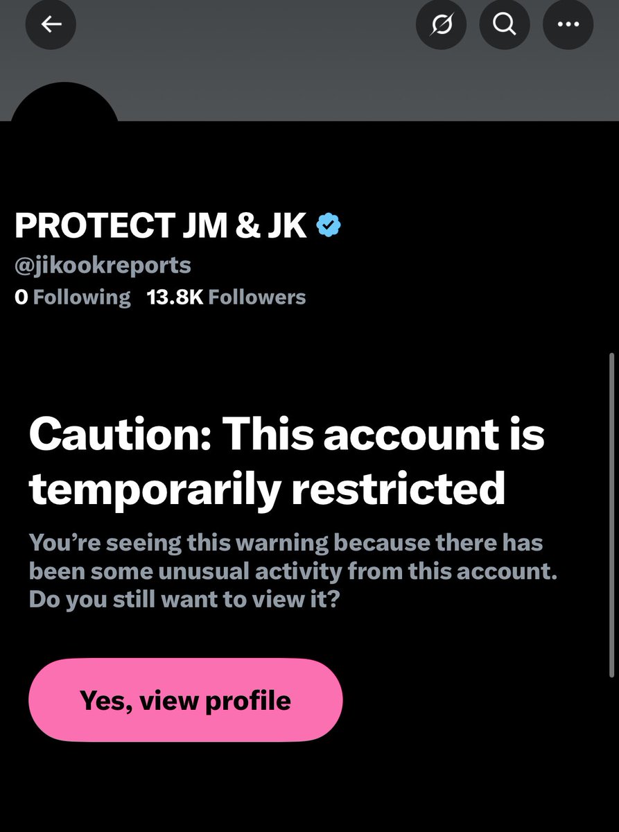 koominiest's tweet image. .@jikookreports restricted. please interact with the account and drop their @ for engagements