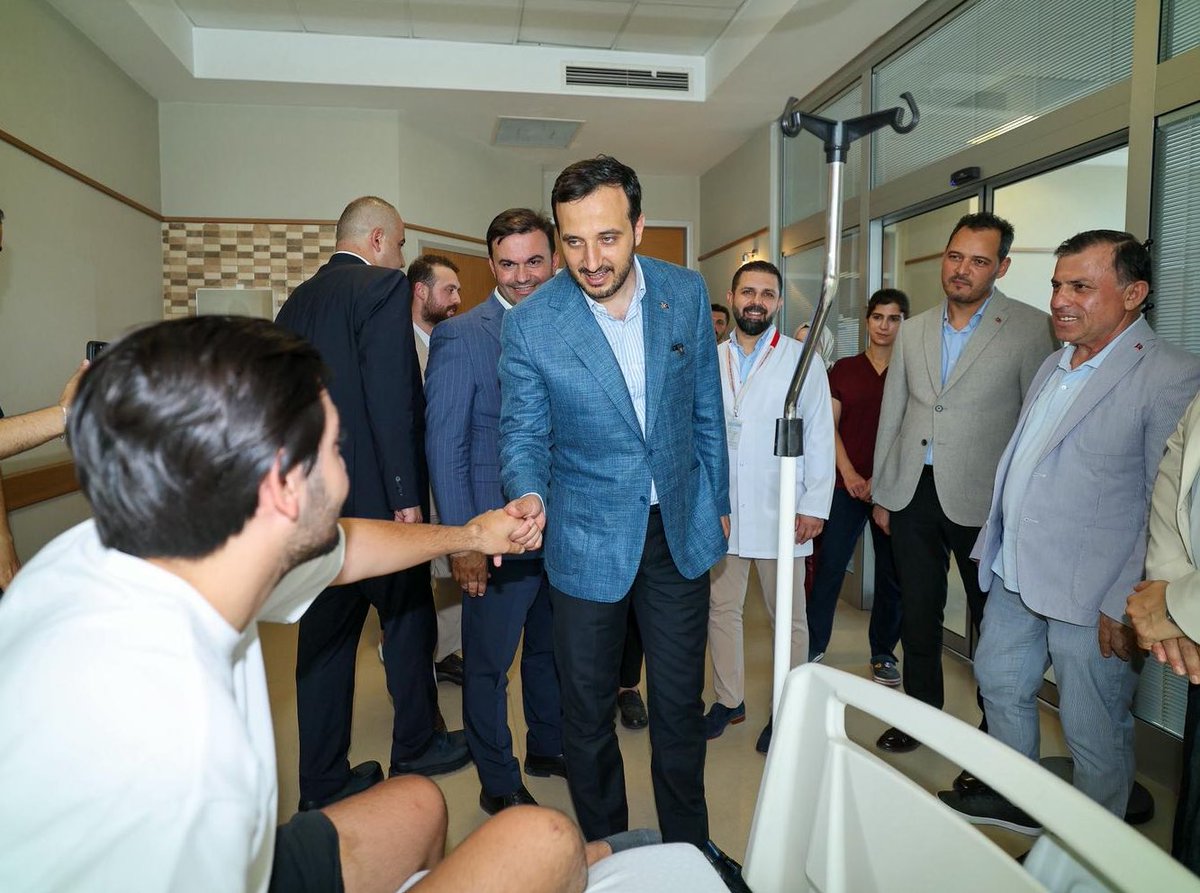 abdullahozdemir's tweet image. Büyükçekmece Mimar Sinan Devlet Hastanesi’nde yatan hastalarımızla bir araya geldik, sohbet ettik, sıhhat diledik.