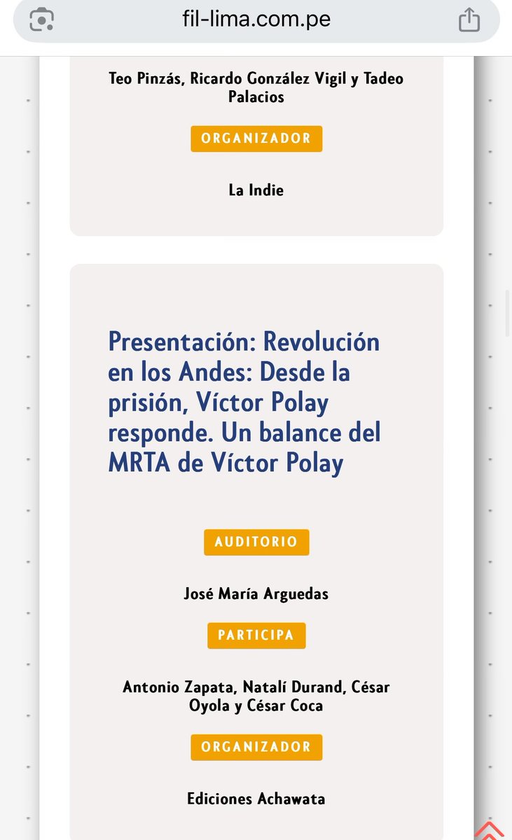 Liberfach0's tweet photo. Hace poco censuran una conferencia que Miklos Lukacs iba a dar en la UNMSM, ahora se confirma que en la FIL, van a presentar el libro de Victor Polay (cabecilla terrorista de MRTA). ¿Saben quien presentará el libro?, Natali Durand, PROFESORA de antropología en la UNMSM. https://t.co/GnPQMi5EPc