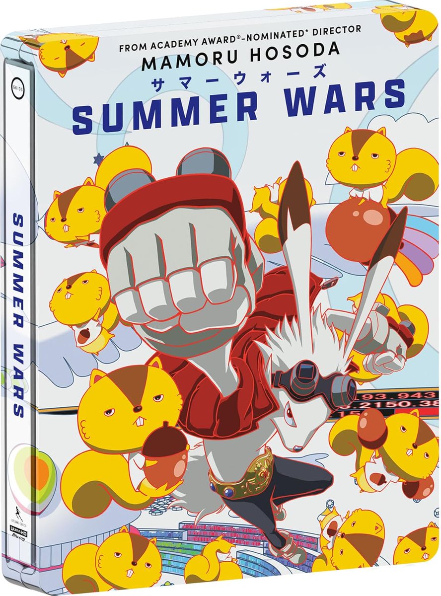 Lbabinz's tweet image. Summer Wars - Limited Edition 4K Steelbook is $38.86 on Amazon lbabi.nz/9chVuO #ad
Blu-ray $26.99 lbabi.nz/ATGR4o