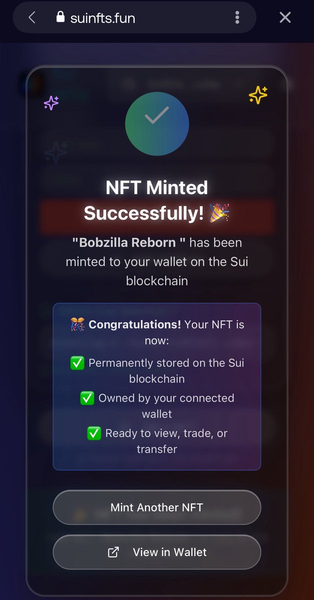 Bobzillatoken's tweet image. 🎁 $150 prize divided by 3 winners who write the best thread about us and our tool, suinfts.fun.