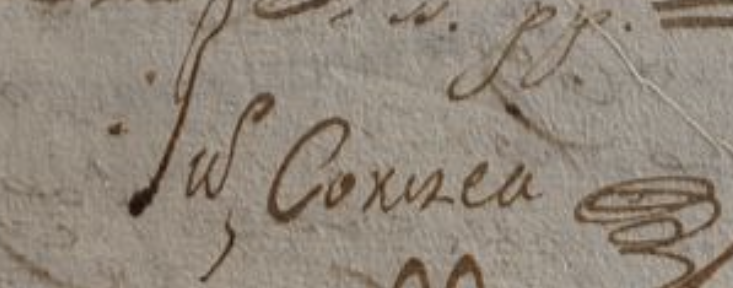 VictorDRGS's tweet image. Contrato notarial de “Juan Correa, de color pardo”. Incluye su firma en este caso.