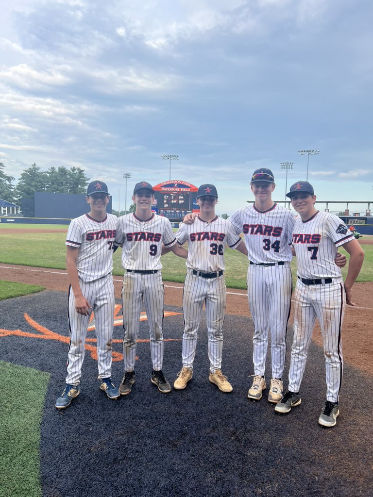 Prospects ‘28 win Game 1, 11-2. Hendrik Van der Walt 2-2, 2B, 2RBI. Jack Taets 2-3, 3RBI. Jefferson Speakes 2-3, 3B, 2IP, 0H, 0R, 6K. Emmett Hildreth 2-2, 2B. Grant Williams 2B, 2IP, 0H, 0R, 4K.