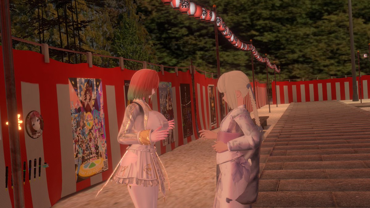 CONNECT_1112's tweet image. #VRC_CONNECT
①②スタッフ
③3人居る~!って撮ったらなんかスタッフが酒片手に絶望してますね
④見つめ合ってる