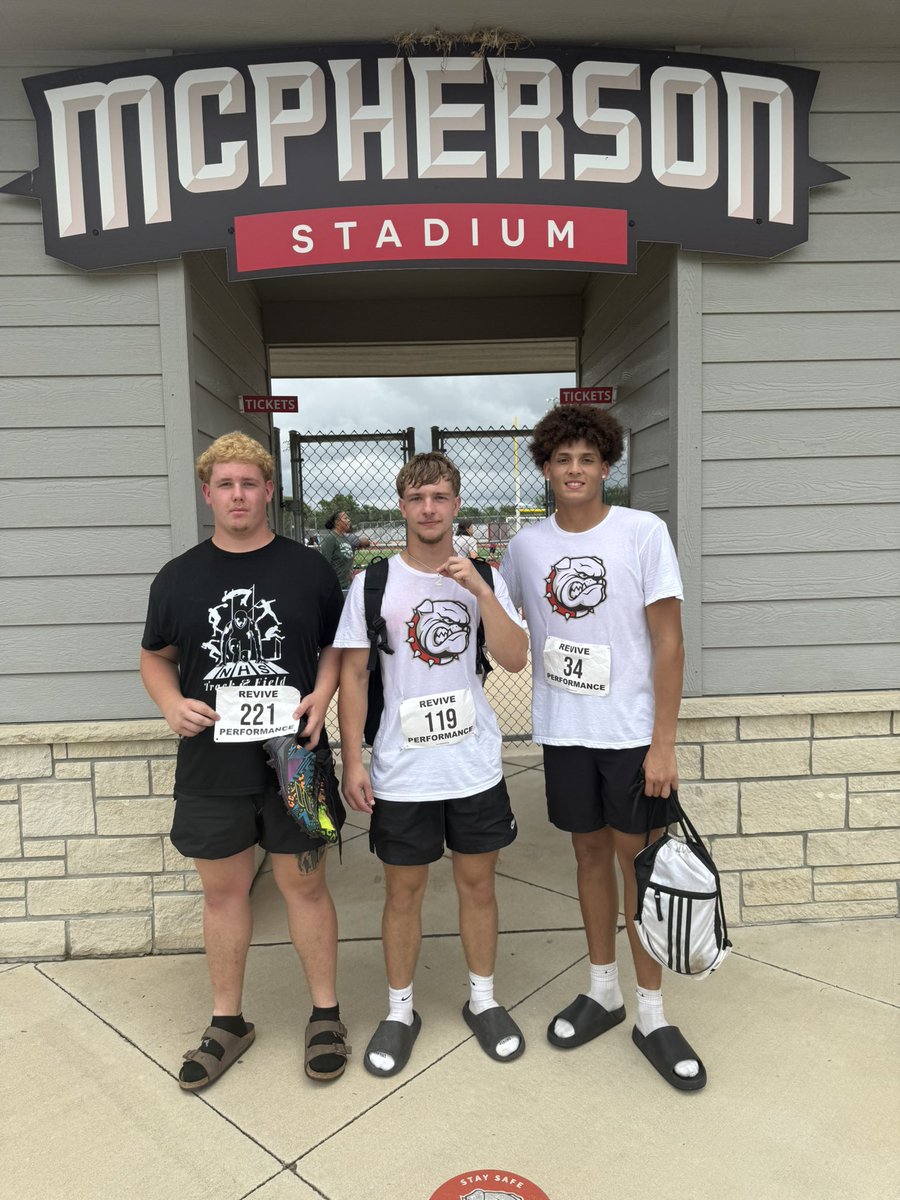Great day at Mcpherson camp! thankyou <a href="/CoachJFisc/">Coach Fiscus</a>  <a href="/SchumannKegan/">Kegan Schumann</a>
