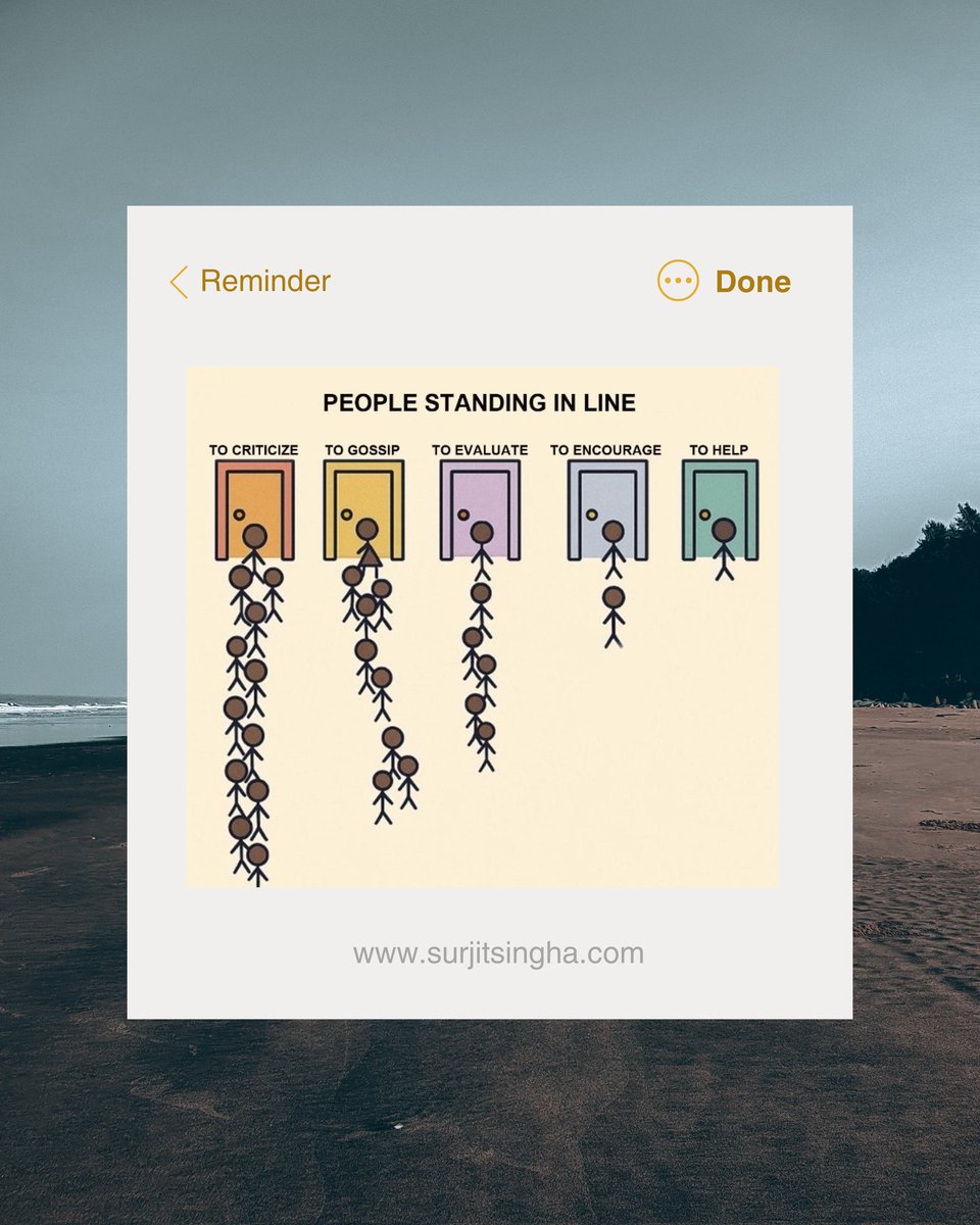 Everyone Plays a Role – Choose Yours Wisely 🌟

Critics and evaluators have their place, but imagine the change if more of us lined up to encourage or help. 
Read more.. 
instagram.com/p/DMk9CMEzt43