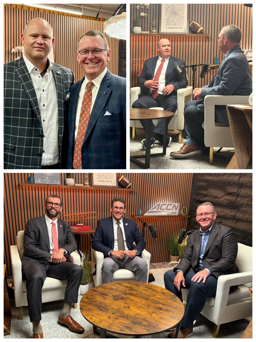 WesDurham's tweet image. Excited for fans to see our #ACCHuddle “Special Edition” shows in the coming weeks. We had an A+ crew and grateful to our guests to spend extended time this week discussing their careers and today’s game. @accnetwork / @GeorgiaTechFB @BCFootball @StanfordFball @CalFootball