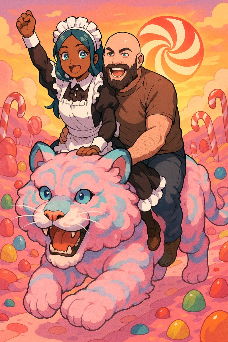 Bro2027Brown's tweet image. Riding in a cotton candy Tiger through candy land with @bourbonislife80
