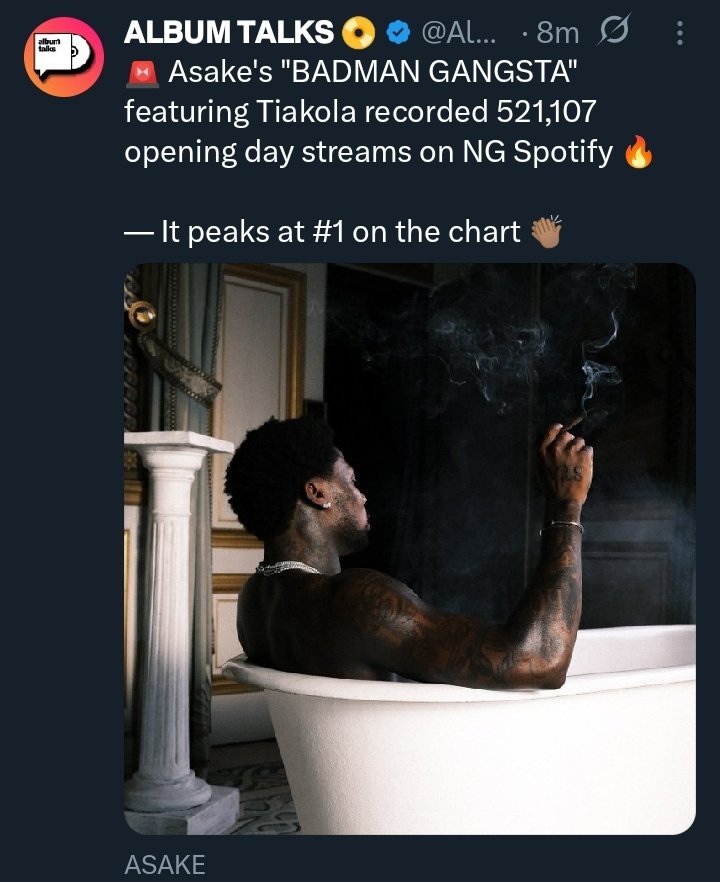 SASOF2324's tweet image. Asake release unannounce tho 😹
Una go respect LAMEDA by force 😎, if you lyk feature Micheal Jackson 😊