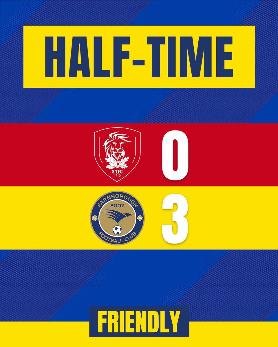 FarnboroughFC's tweet image. βΈοΈ Three up at the break.
β½οΈ Trialist
β½οΈβ½οΈ Mason Bloomfield