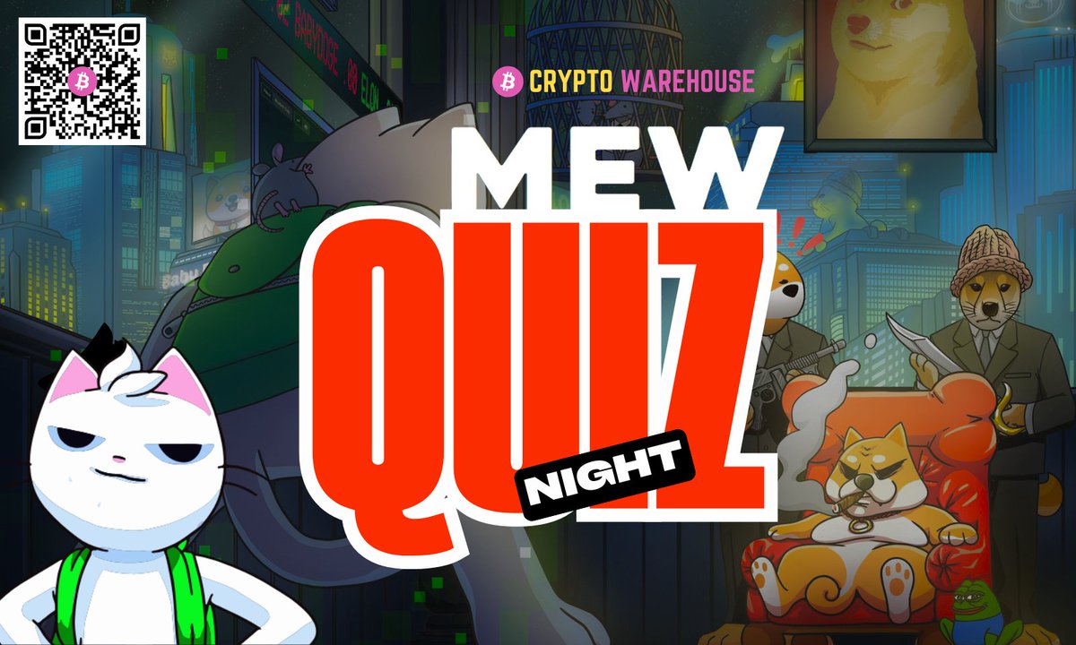 GibCryptoNews's tweet image. 🔴 $MEW Quiz Night
📅 WedMEWsday 30th July, 5pm UTC
The cat is back with the boys to give away @MEW in this highly competitive quiz.
⏳ 60 minutes
🧩 30 questions
🏆 3 winners
Live on @binance, X and Youtube, crypto's ONLY interactive quiz. Play along and win!