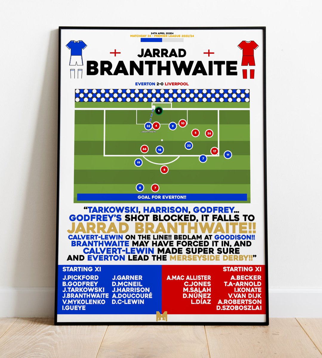 MezzalaDesigns's tweet image. 🍬TOFFEES PRINTS🍬
Remember some incredible moments in Toffees history with our Everton Prints!🔵⚪️
CODE: ‘BIRTHDAY’ for 20% OFF All Items✅
➡️mezzaladesigns.co.uk/collections/ev…
#EFC @EFCdaily_ @EFC_Statto @Everton_Xtra