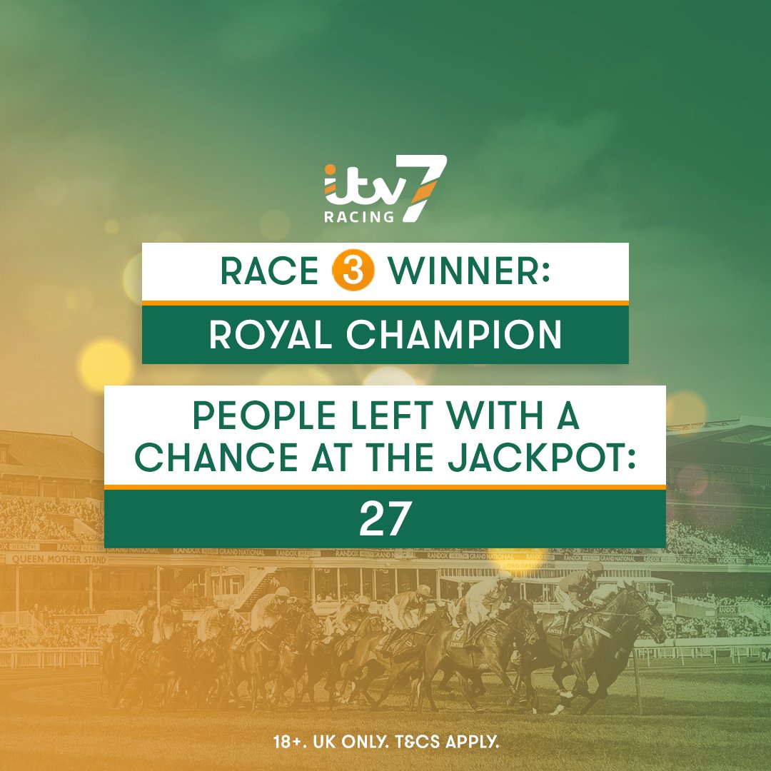itv7's tweet image. A shock in the 3rd 😲 #ITV7