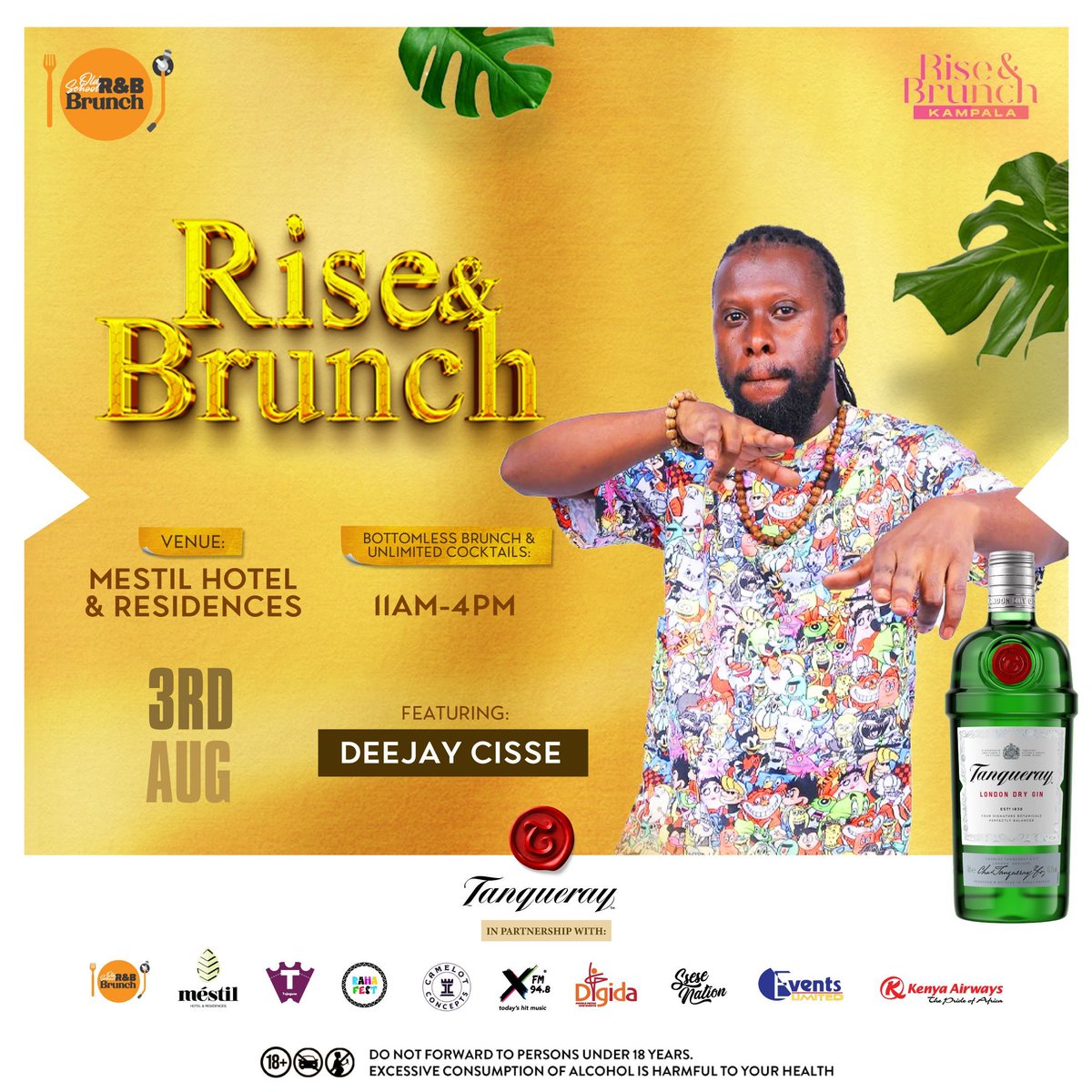 XfmUG's tweet image. Our very own DJ Cissie will be turning the tables at the Rise and Brunch on the 3rd August, at Mestil Hotel & Residence.
Book your ticket now
tujaguze.com/e/events/rise-…