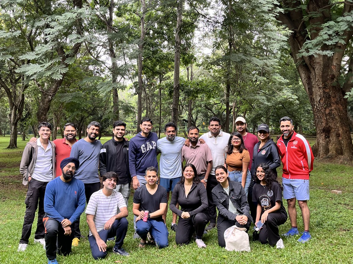 thesakshishukla's tweet image. Founders Cubbon Walk by Saturn Studios #5
So much cross-pollination of ideas, along with 🤌🏻 Bengaluru weather and lots of laughs.
I've got some great guests and founders in the pipeline.
Watch this space.
In the thick of fundraising or the early grind? I’d love to have you…