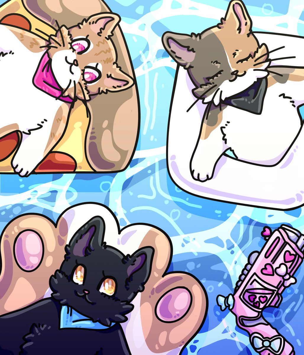 meowwnads's tweet image. Are you enjoying the summer?

Happy weekend, cats! 💜