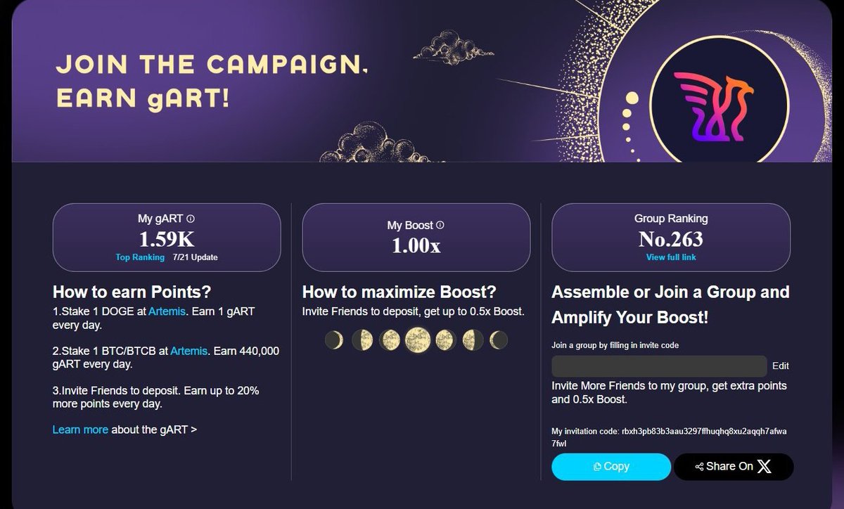 Doublejay_999's tweet image. For over 4 days now, my gART points have stopped accumulating on @Artemisfinance 

I staked $DOGEB and in return got artDOGEB

However, I can&apos;t afford to miss out on the gART campaign points

Walk with me while I fix this.

▪︎ —————— ••• ◈ ••• —————— ▪︎

🟡 Using…