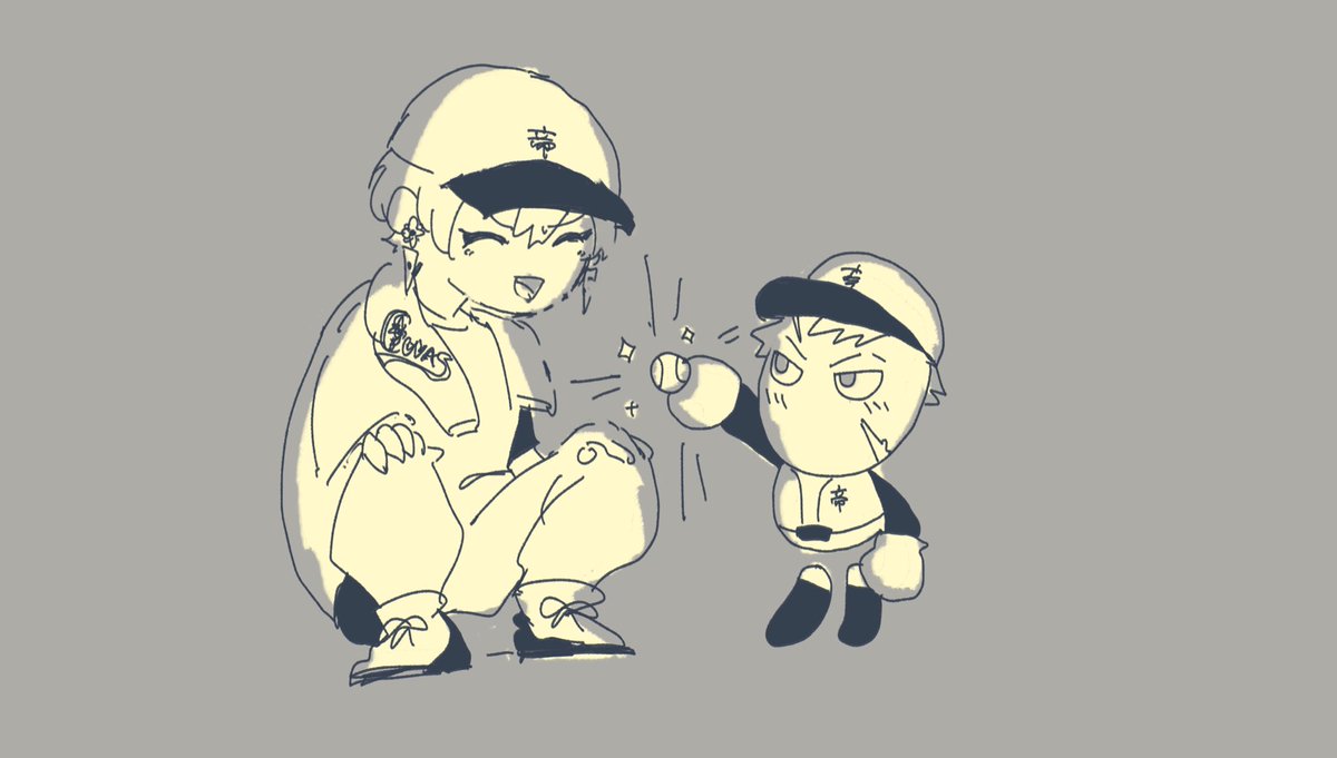 simpkingp's tweet image. ボール見せてくれる