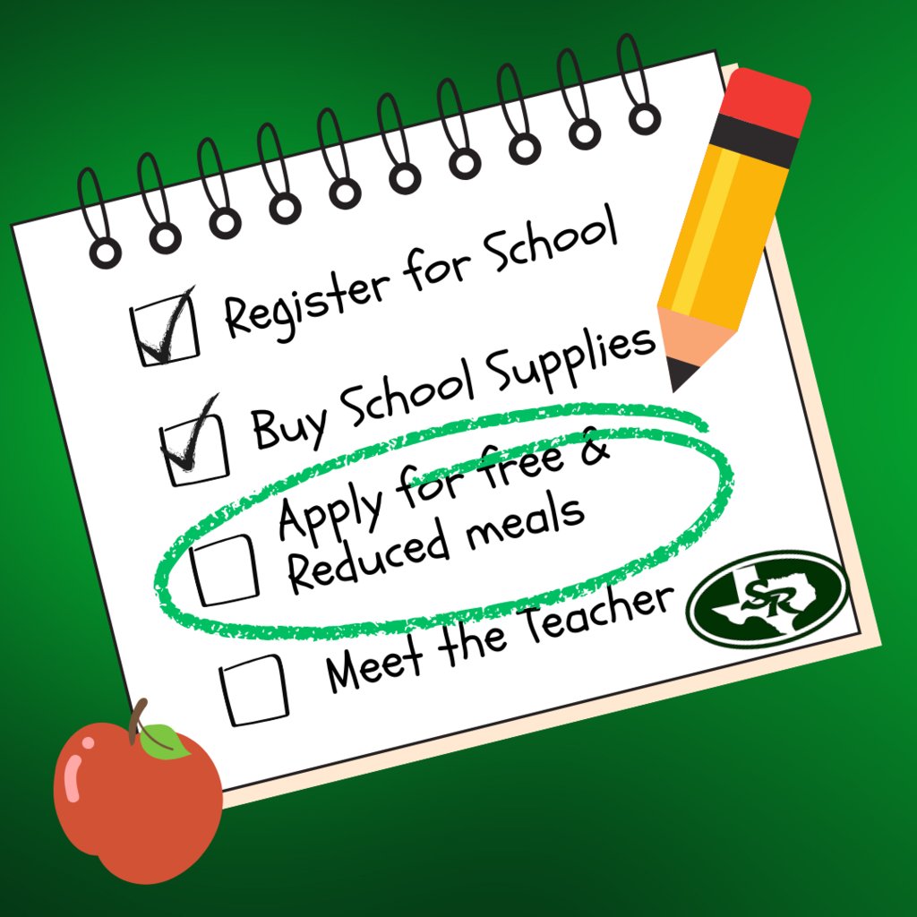 Free and Reduced Meal Applications for the 2025-2026 School Year are now live!  Fill your student's application out today.  myschoolapps.com/Application
