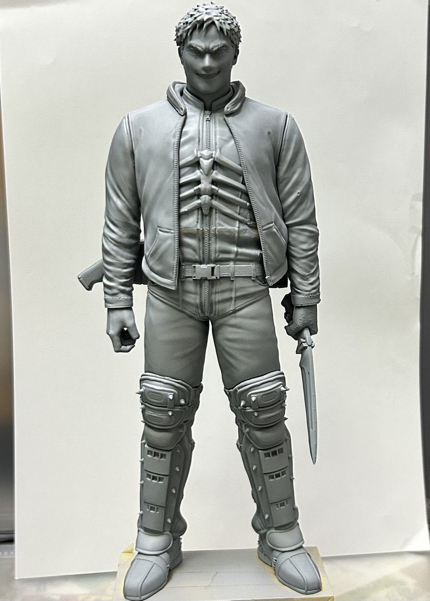 majical0O's tweet image. 最終告知その2

原型展示

ドロヘドロ　壊

1／8スケールの約26cmです。
展示のみですがこちらも
よろしくお願いしますm(__)m

#WF2025S  #ドロヘドロ