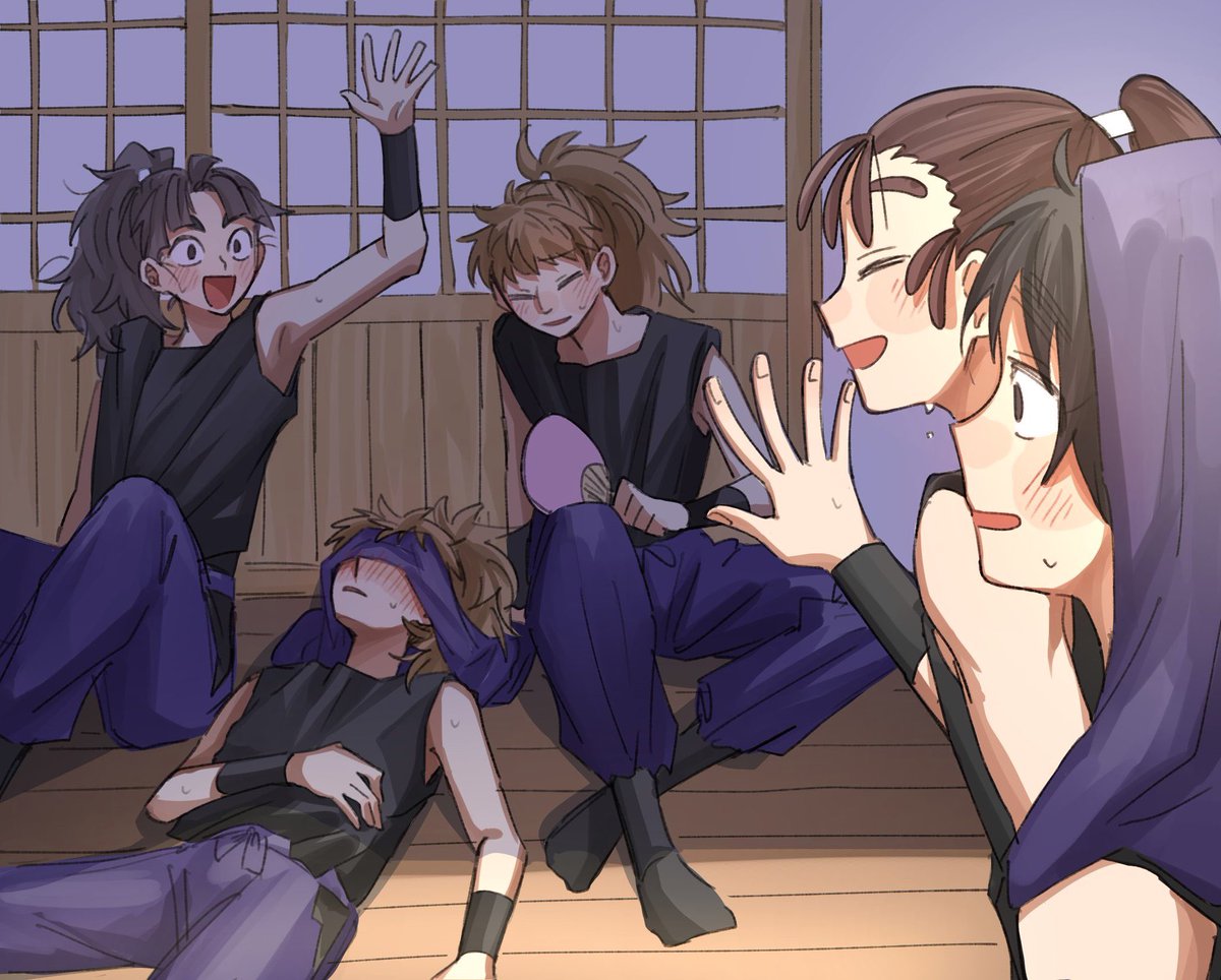tarou3_rkrn's tweet image. 最近暑いので夏の五年生を再掲