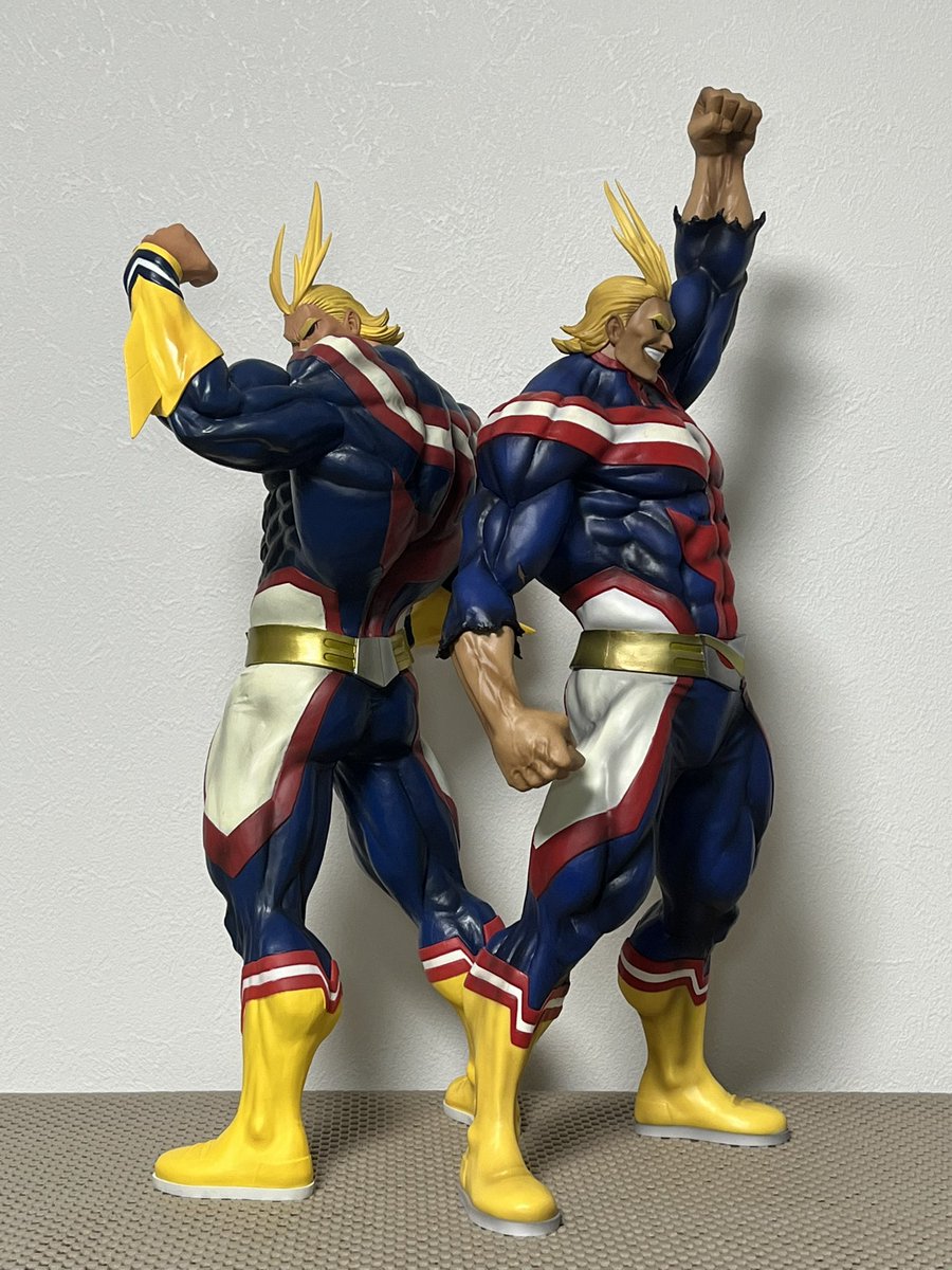 Airdayoo's tweet image. D賞オールマイトとも並べてみました✨️
どっちも好き