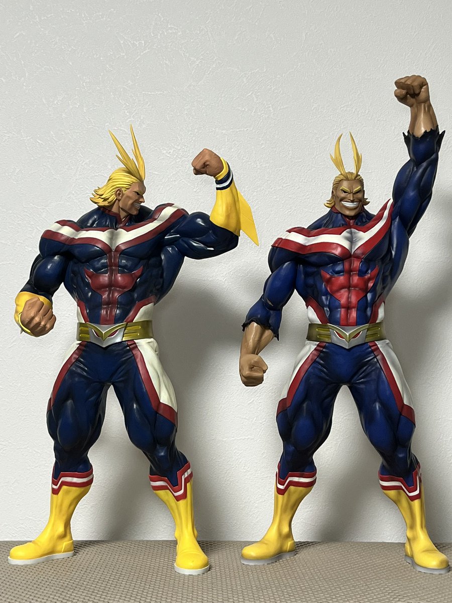 Airdayoo's tweet image. D賞オールマイトとも並べてみました✨️
どっちも好き