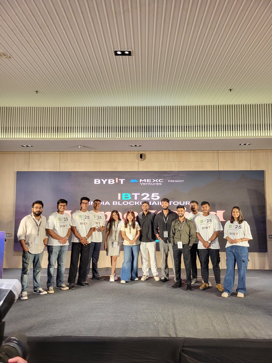 nakshatra7_'s tweet image. A massive round of applause for the incredible team behind #IBT25 Ahmedabad! Your hard work, dedication, and passion made this a truly amazing and insightful event. Thank you for empowering the #Blockchain &amp;amp; #Web3 community in India! #IndiaBlockchainTour @mrina_yelam @octaloopHQ