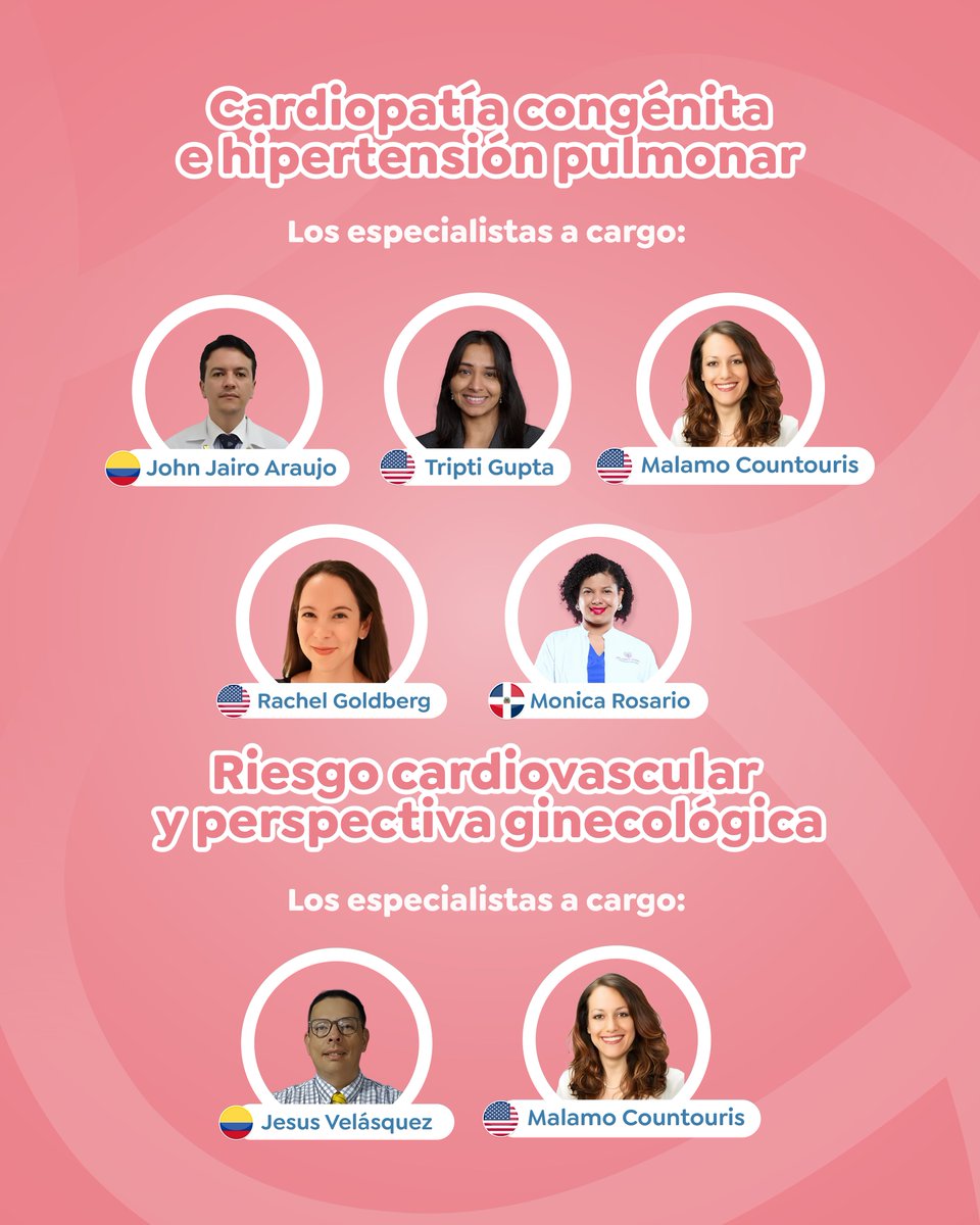 cdcdo_'s tweet image. ¿Quiénes están detrás de Cuidando Dos Corazones? 🩺 Un equipo top de médicos listos para enseñarte cardio-obstetricia.
📚 23 módulos
🌎 Expertos en gineco, cardio, imagen y más
💥 Aprende con líderes en salud materna
👉 ¡Inscríbete ya!
#CuidandoDosCorazones