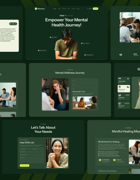 Mentara — a calming, modern Webflow template built for therapists, coaches &amp; wellness brands.
Clean UI, booking-ready, no-code friendly.
Build trust. Share your story. Start healing online.
🔗 Link : webflow.com/templates/html…

#Webflow #MentalHealth #NoCode