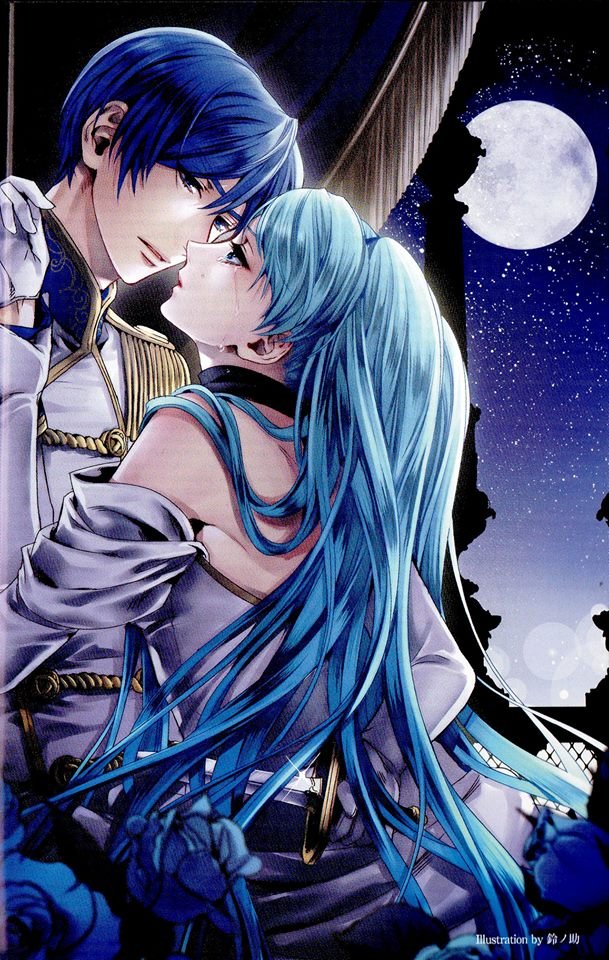 kaimiku_archive's tweet image. 샹드리용 일러스트 by 스즈노스케(鈴ノ助)

하츠네 미쿠 × KAITO