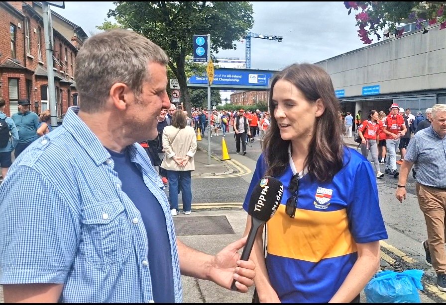 StephenGleeson_'s tweet image. Amazing few days working radio at the All-Ireland final from live broadcasts to interviewing legends like Eoin Kelly, Rachel Blackmore, Una Healy, Seamie, Darragh, Willie Connors & Johnny Smacks to name a few🙏 amazing too that Tipperary won minor, U20 & senior in 13 months🏆🏆🏆