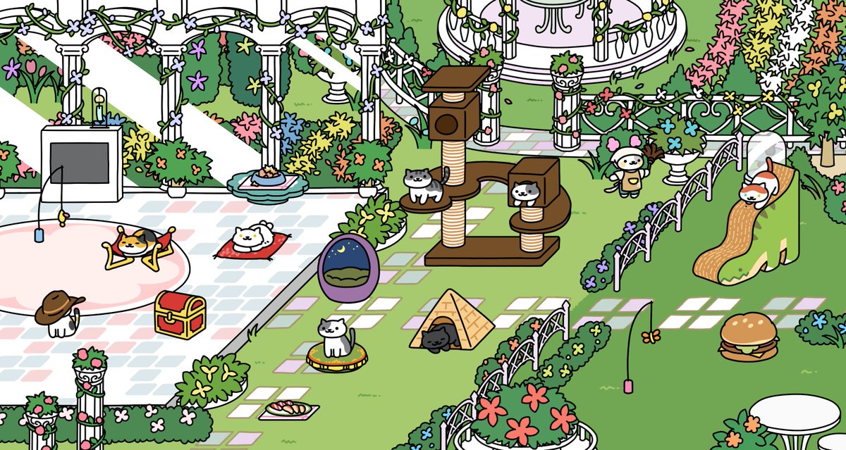 occultichachi's tweet photo. Visit my yard! → https://t.co/8er2XBDvgN
#NekoAtsume #NekoAtsume2
#ねこあつめ２にわさき紹介 https://t.co/XKuXDYppnT