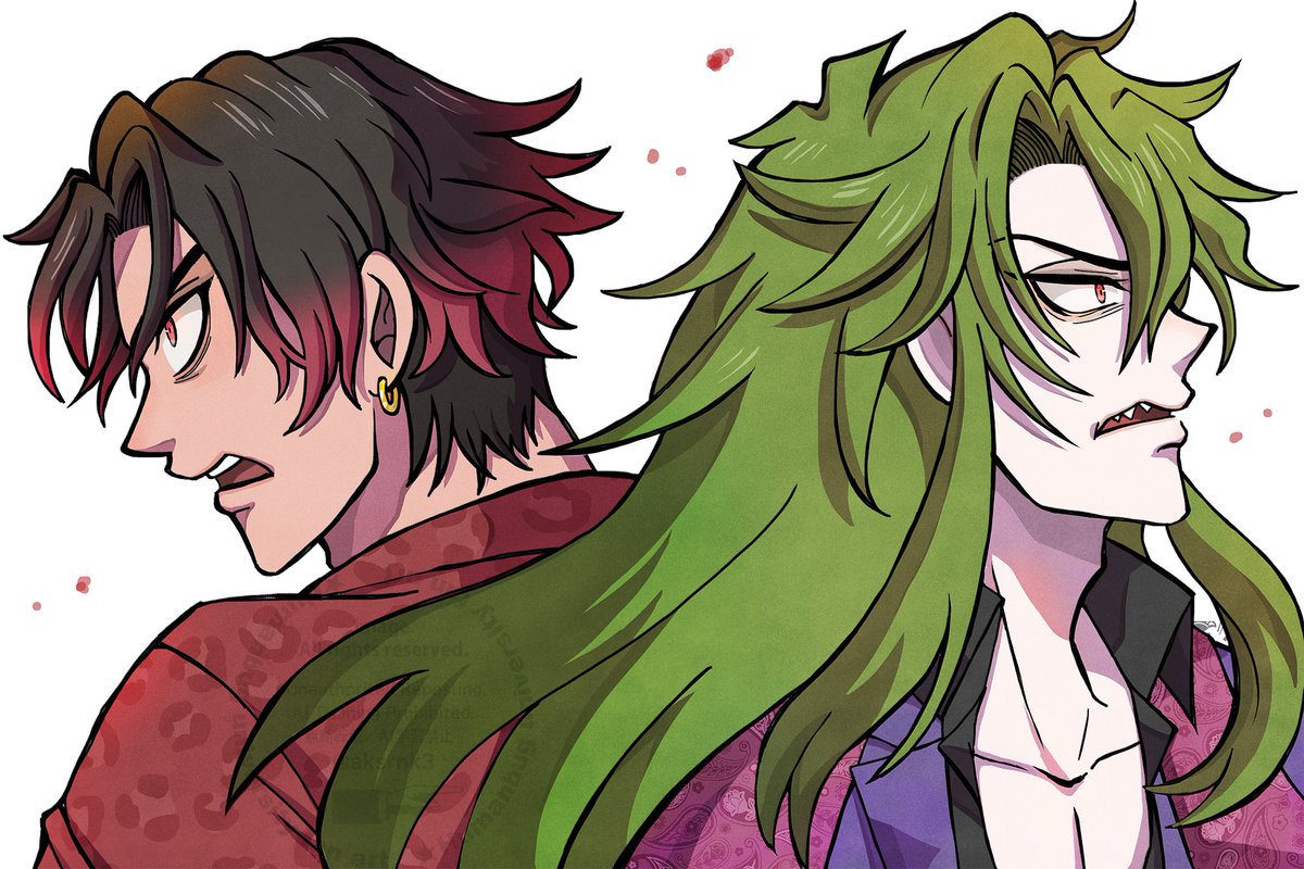 aksrnk3's tweet image. 須永瀬けっこう描いてる気がする。
あとふたりのコンビ名は須永瀬がいいか、ﾊﾝﾊﾞｰｸﾞｶﾚｰがいいか結構悩む