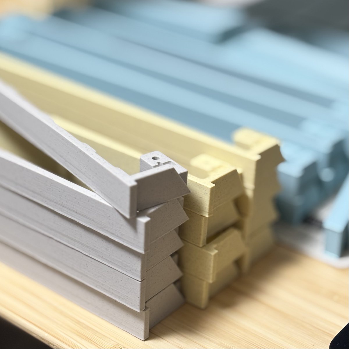 hajikko_note's tweet image. 3Dプリンタトラブってて牛歩ですが、量産は進めております、、💦