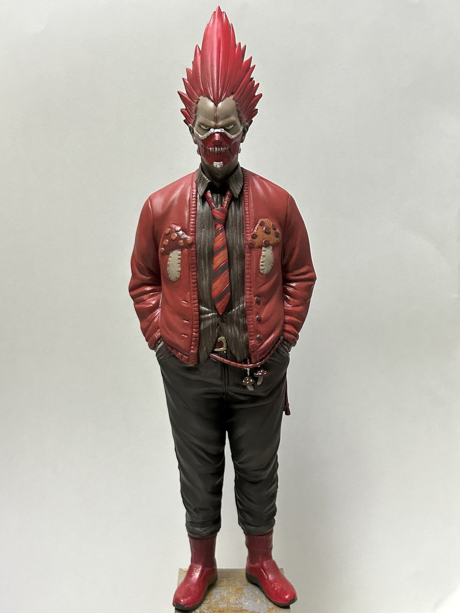 majical0O's tweet image. なんとか塗ったので最終告知です！！

未組み立てガレージキット　

ドロヘドロ　煙　　［9000円］

表情2つあります！

1／8スケールの約26cmです。
常圧手流しのキットなので上級者向けですがよろしくお願いしますm(__)m

#WF2025S  #ドロヘドロ
