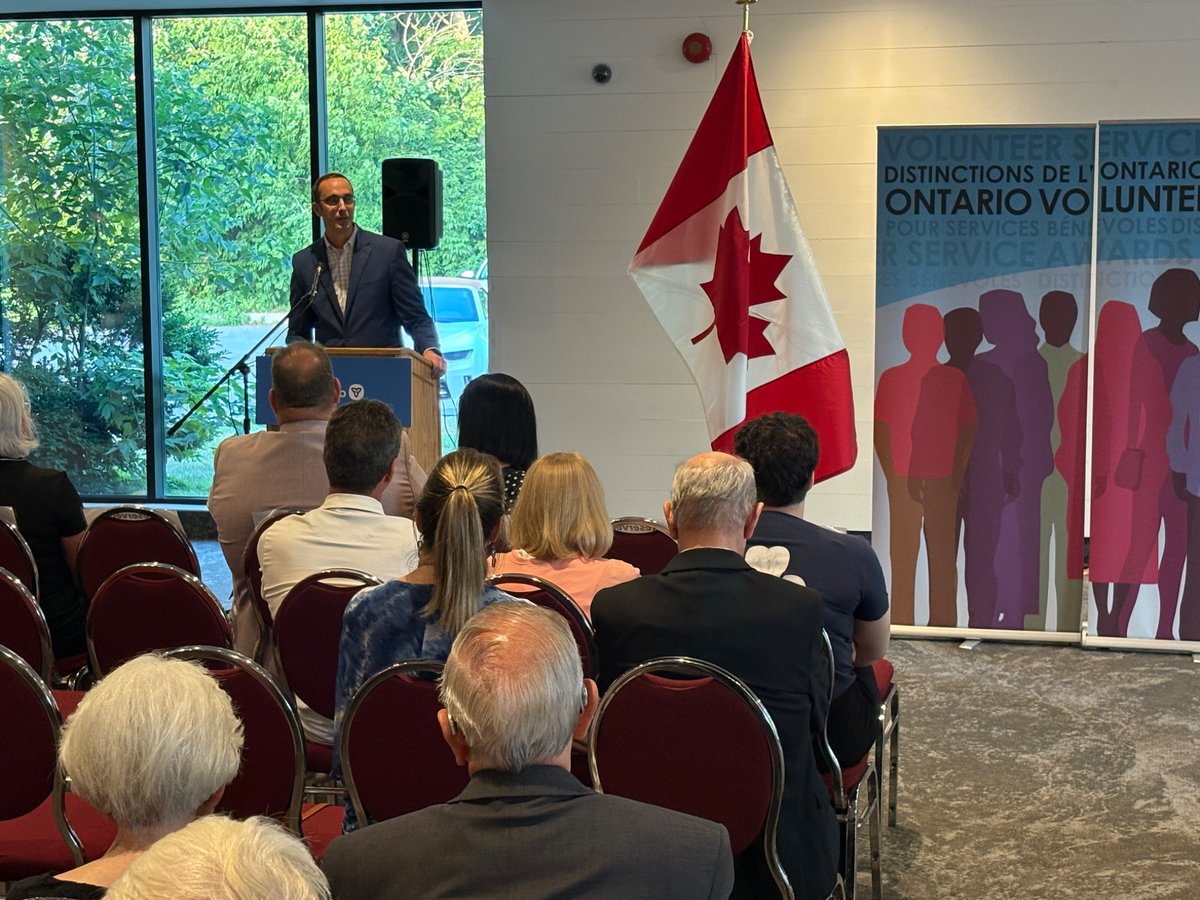 nolanmquinn's tweet image. I was honoured to attend this week’s Ontario Volunteer Service Awards in #Cornwall alongside @SSarrazin_MPP . It was truly inspiring to celebrate so many dedicated individuals who give their time and energy to strengthen our community.
Thank you to the Ministry of Citizenship…