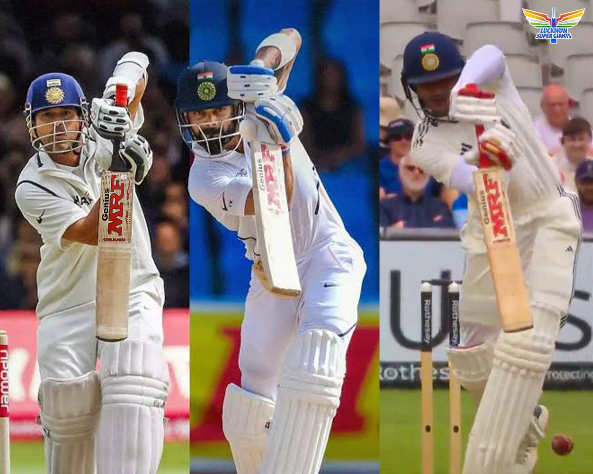 LucknowIPL's tweet image. Straight drives with MRF bats hit differently 💙