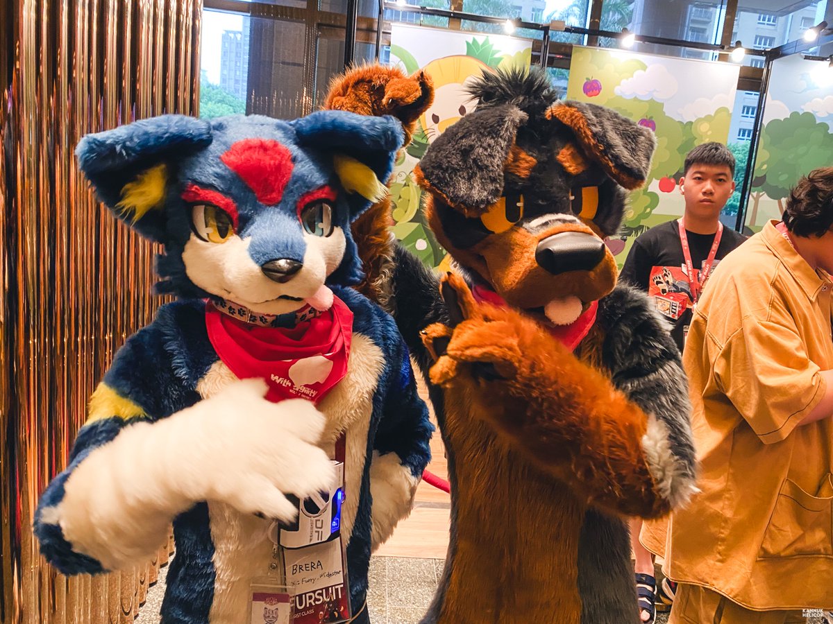 LOBO_Rottie's tweet image. The cute guys I met at last week’s convention✨❤️
#UTFG2025
📷@kannuk_helicop, @Canyne_Khai