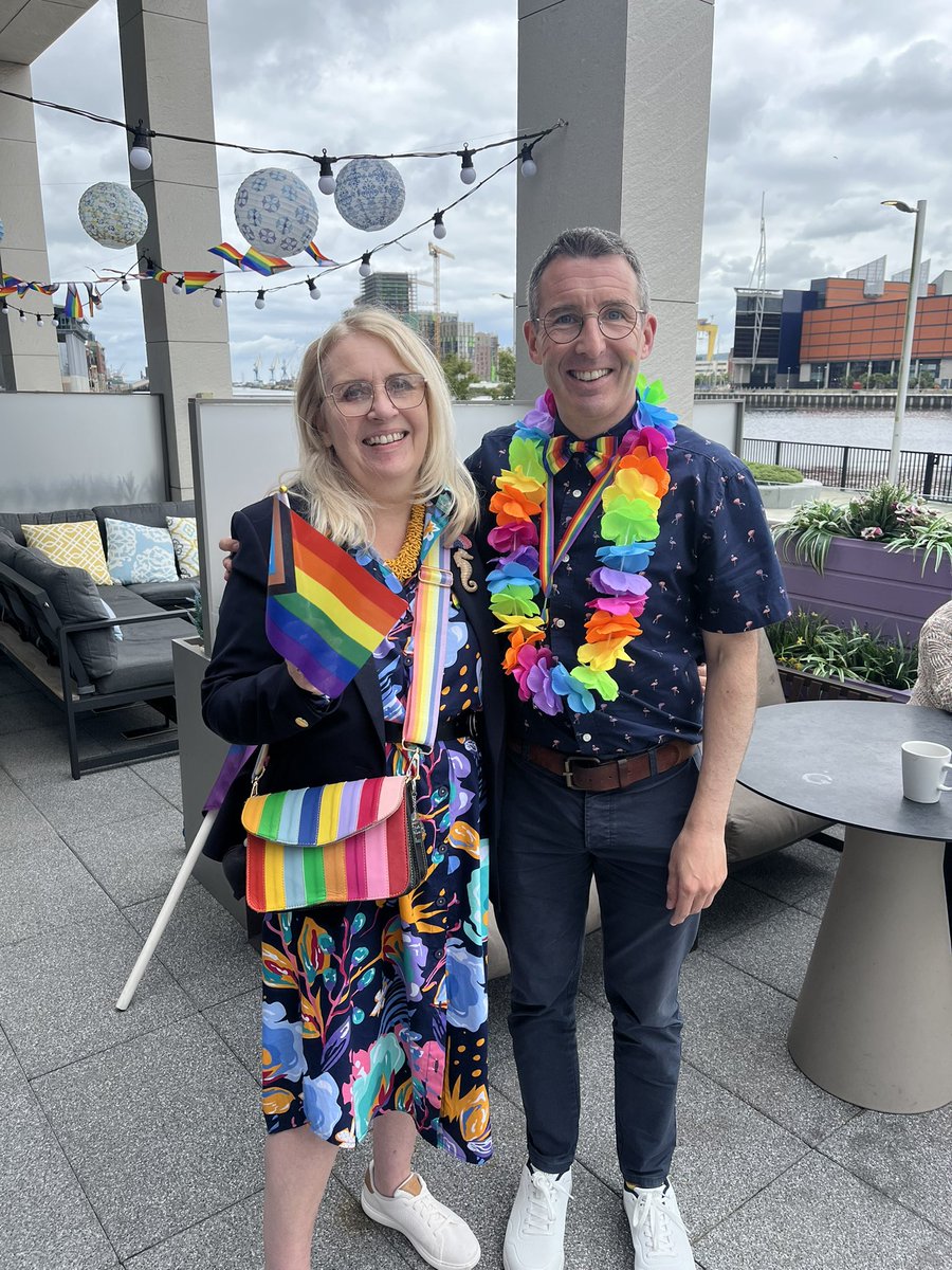 AndrewMuirNI's tweet image. Enjoyable day at @belfastpride with thousands of others including my Mum

It was immensely uplifting to march with Christian’s at Pride

Great to see so many organisations in the parade, thank you! Celebrating diversity and supporting equality isn’t controversial! 🏳️‍🌈 🏳️‍⚧️