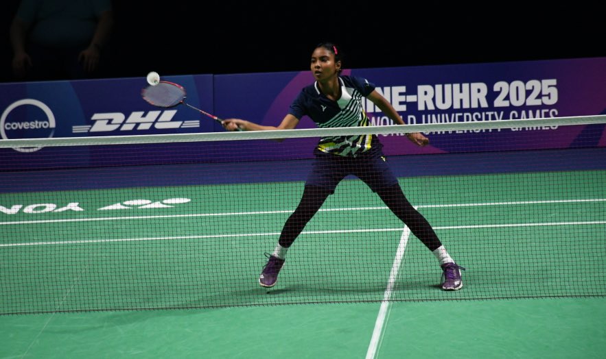 🇺🇬 BREAKING HISTORY IN GERMANY! 🏸

19-year-old Shamika Mohammed Rafi Fadilah of Victoria University becomes the first Ugandan &amp; African female to reach the Round of 16 at the World University Games! 🏆

After a thrilling 2-1 win over Turkey, she now heads into the Pre-Quarter