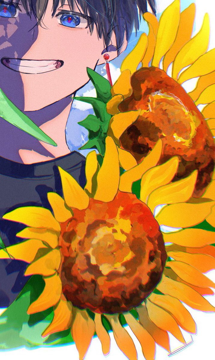 022_will_'s tweet image. 実はひまわり描くの3回目なんですよね…

陰影が大事な事に気が付きました👏