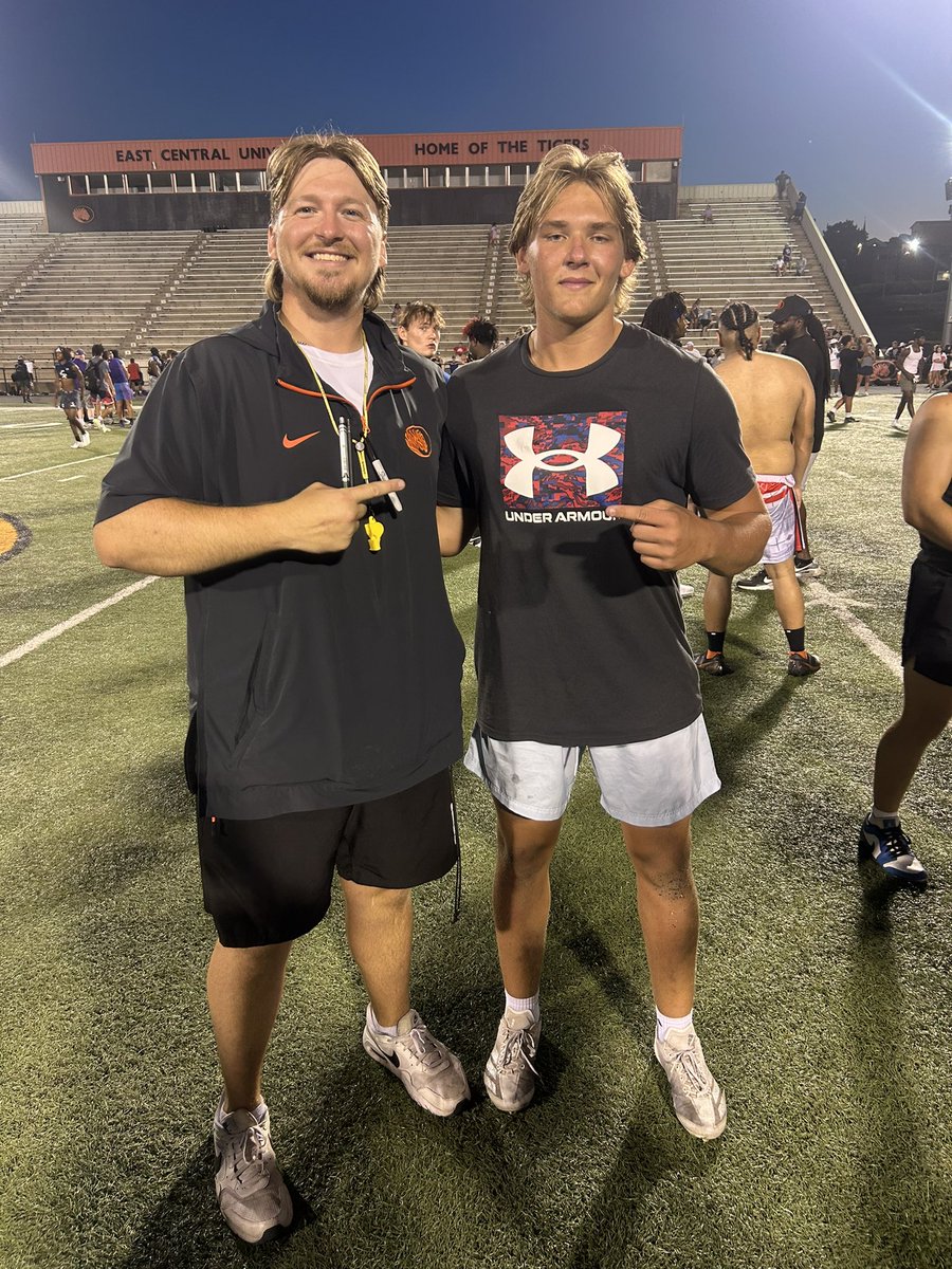 Cash Wheeler (@cashwheeler26) on Twitter photo Thank you @CoacBVOdom and <a href="/ECUTigersFB/">ECU Tigers Football</a> for having me at camp. It was great to be on campus and I’m grateful for the opportunity to get work in.
<a href="/Perryton_HC/">Joshua Hernandez</a> <a href="/CoachWhiteDB1/">Coach White</a> <a href="/StevenLiles/">Steven Liles</a> <a href="/RandallSweet5/">Randall Sweet</a> <a href="/KaleSteed/">Kale Steed</a> <a href="/PlayByPlayGuy1/">Todd Miller</a> Thank you @CoacBVOdom and <a href="/ECUTigersFB/">ECU Tigers Football</a> for having me at camp. It was great to be on campus and I’m grateful for the opportunity to get work in.
<a href="/Perryton_HC/">Joshua Hernandez</a> <a href="/CoachWhiteDB1/">Coach White</a> <a href="/StevenLiles/">Steven Liles</a> <a href="/RandallSweet5/">Randall Sweet</a> <a href="/KaleSteed/">Kale Steed</a> <a href="/PlayByPlayGuy1/">Todd Miller</a>