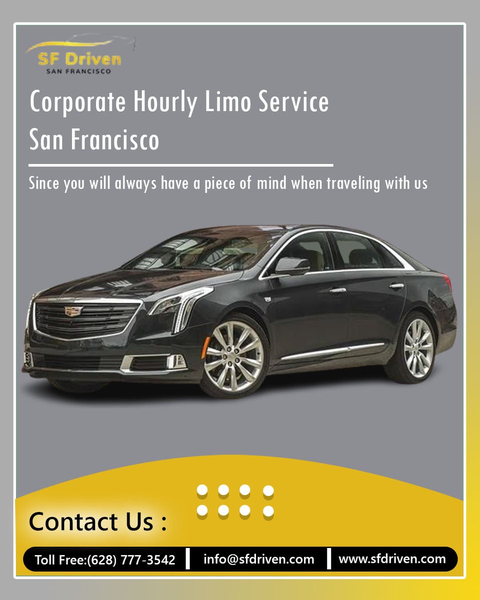 sfdriven1's tweet image. Travel smart! Our Corporate Hourly Limo Service ensures you arrive at your destination on time and in style. Get started at sfdriven.com!
View more here &amp;gt;&amp;gt; sfdriven.com/services/hourl… 
#LuxuryLimo #CorporateTravel #SanFrancisco #SFO #CarService #SFOAirport