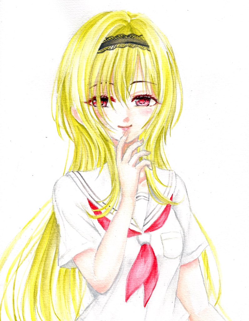 CAPTAIN_SIGMA's tweet image. 黒埼ちとせさんを描く練習をしました