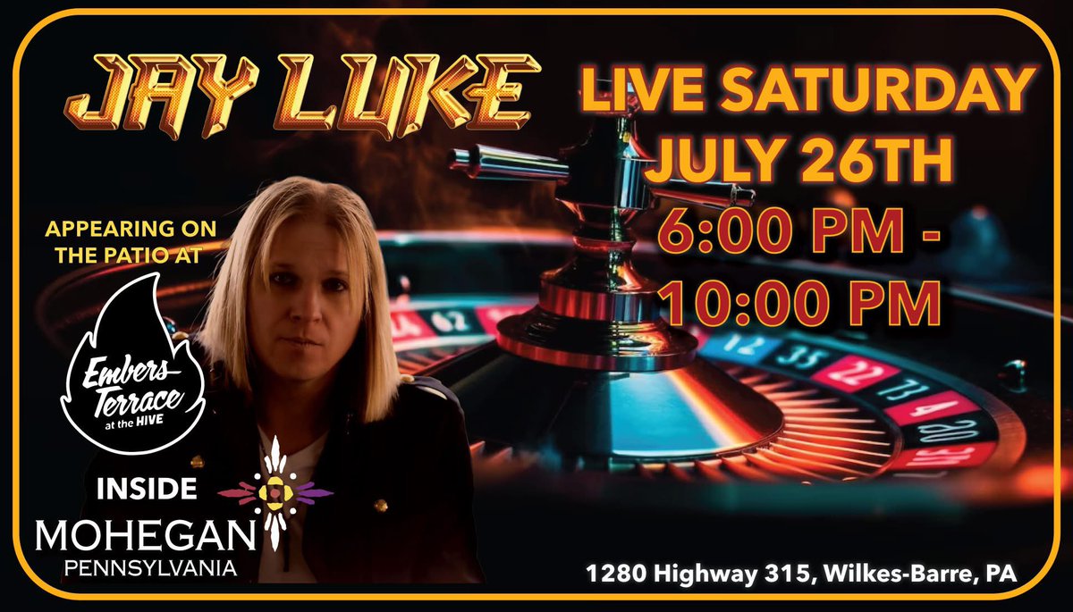 Saturday doubleheader 2 shows. 8hrs of tunes. 12-4PM at marketplace at Steamtown  <a href="/MPatSteamtown/">MarketplaceSteamtown</a> and 6-10PM at Embers Terrace at Mohegan Pa Casino <a href="/MoheganPA/">Mohegan Pennsylvania</a> #livemusic #nepa #music #allages #games #food