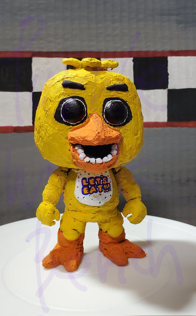 PurpleWorkbench's tweet image. FunkoPOPシリーズ!FNAFよりChica(チカ)が完成しました!!!
可愛い~!!最高!!
是非見てってくださいな🐥
#FNAF
#PurpleWorkbench
#グルーガン造形
#FunkoPOP
※音無し、3枚目はタップ推奨です😳