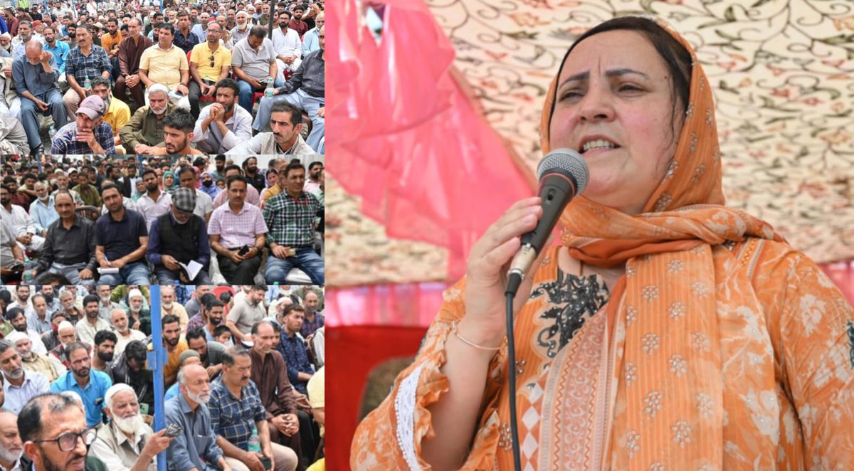 jkchanneltv's tweet image. Minister Sakeena Itoo holds #PublicGrievance Redressal Camp at Binimulla Chandergi area of #Kulgam district
Reaffirms Omar Abdullah led Government’s commitment to transparent, accountable, citizen-centric governance
@DioKulgam @diprjk